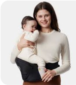 Hip baby seat belt