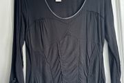 Black Karen Millen top - sz 12
