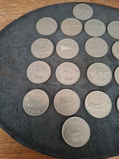 Irish 10 pence coin