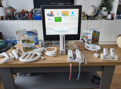 Wii console and games bundle