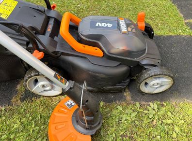 Cordless WORX Lawnmower and Strimmer