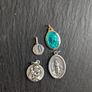 Silver chain only & 4 medallions Image 2