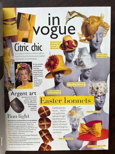 British Vogue Magazines 1996 Priced Individually