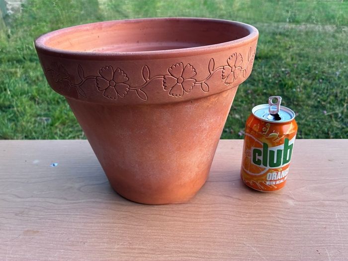 Terracotta flower pot