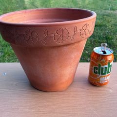 Terracotta flower pot