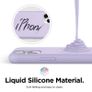 Liquid Silicone Case For iPhone 11 Pro Max Luxury Thin Soft Phone Cover New Lilac Purple  - FHT4IP11PMLK Image 2
