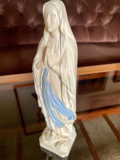 Beautiful Virgin Mary Statue by Dupont France Lourdes Early 20th Century