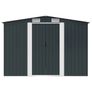 Garden Storage Shed Anthracite Steel 257x205x178 cm Image 6