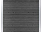 Fence Panel WPC 180x186 cm Black