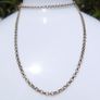 Vintage 9 Ct Yellow Gold 375 Belcher Link Chain Necklace 20" Long 6,30g Image 3