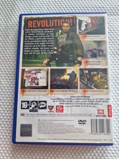 Marc Ecko s Getting Up PlayStation2 Ps2 Games Original