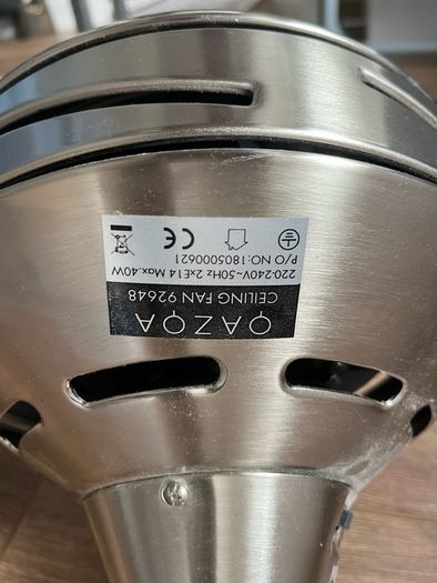 Qazqa Cool 52 ceiling fan silver, with light and remote