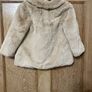 Girls fur coats aged 3-4 Image 7