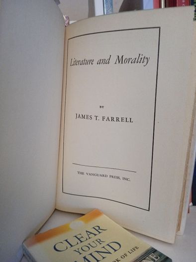 Literature and Morality by James T. Farrell (LP180)