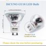 DiCUNO GU10 LED Bulbs Cool White 4000K, 5W Halogen Spotlight, Non-dimmable, 120 Dagree Beam Angle, 6 Packs Image 5