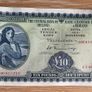 1969 Lady Lavery 10 Pound Banknotes X 2 in Sequence Image 5