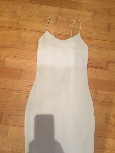 White fitted Dress