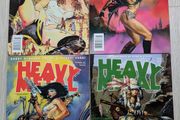 Lot of 4 Heavy Metal Magazines Comics 1997-2000