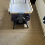 Tutti Bambini CoZee Lite Bedside Crib in Charcoal and Oak effect. Image 7