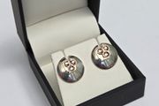 Brand New 925 Silver &amp; 9ct Gold Earrings