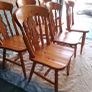 Solid Pine Kitchen Chairs Image 2