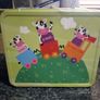 Beautiful Tin Box, with matching plate and cup included Image 2