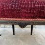 Pair of Late Victorian Ebonised Inlaid Chairs. Image 9