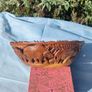 African Animal hand carved wooden bowl Image 2