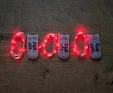 Christmas LED lights - 3 x 1M