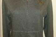 Pink Victoria's Secret grey hoodie zipped jumper size L UK12 EU40 Postage included