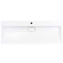 Wash Basin 120x46x11 cm Mineral Cast/Marble Cast White Image 4