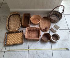 Wicker Baskets x 13