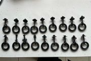 Vintage Black Hoop Handles