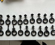 Vintage Black Hoop Handles
