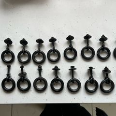 Vintage Black Hoop Handles