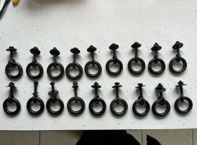 Vintage Black Hoop Handles