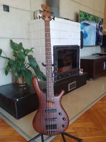 Mayones BE4 4-String Electric Bass Guitar (Natural Wood Finish)