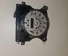 Vintage Speedometer Unit MPH/kmh Retro Car Part