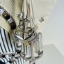 Rare Mary Frances Nautical Shoulder Tote Designer Bag Image 2