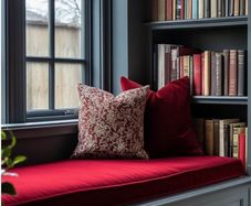 Bespoke Crushed Velvet Window Bench Seat Cushion