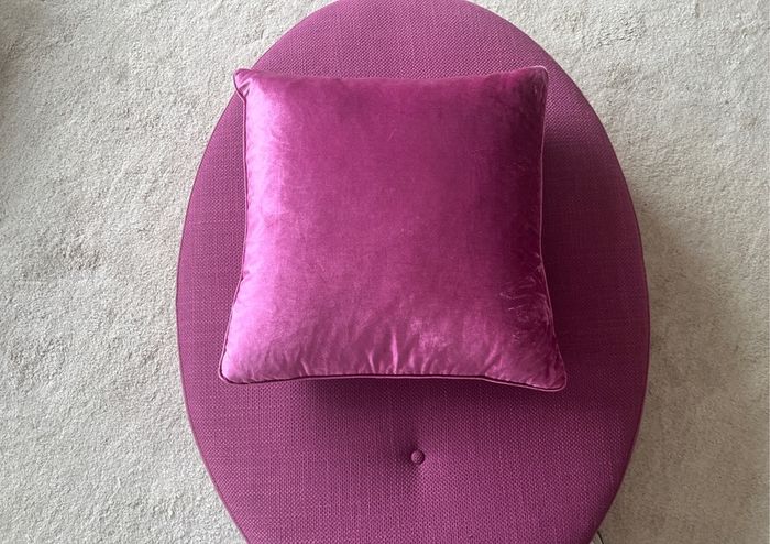4 Laura Ashley Berry cushions & matching shade EUC