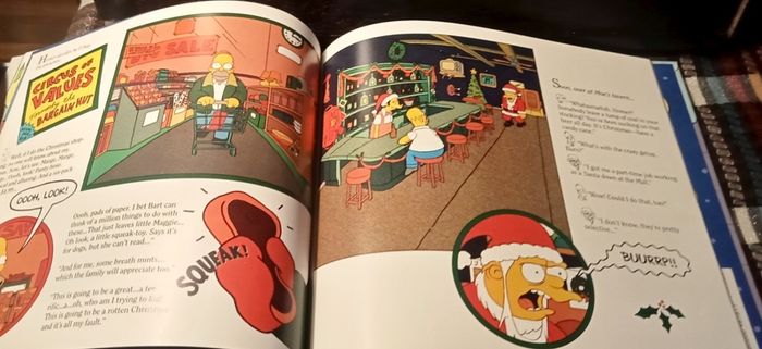 1990. The Simpsons XMAS Book. Matt Groening.
