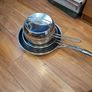 Large Cooking Saucepan and Two Large Frying Pans Image 3