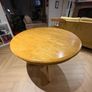 Extendable Solid Wooden Round Dining Table Image 2