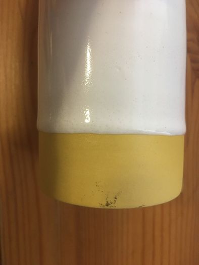 Diem Pottery Small Vase Yellow