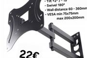 TV Wall Mount Bracket Arm Tilt Swivel 19-42"