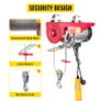 800Kg 1500Lbs Electric Hoist Winch Wire Lifting Engine Crane Lift Jack W/ Remote Control Garage Auto Shop Overhead Lift Winch Image 3