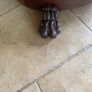 Antique oval dining or display table Image 5