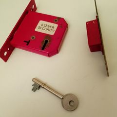 Yale 5 lever mortice doorlock with key Security lock