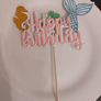 Mermaid Underwater Theme Birthday Cake Decorations Image 9